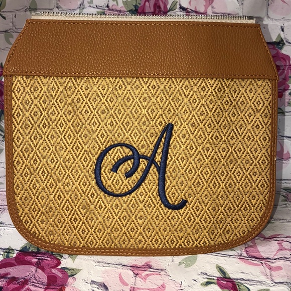 thirty-one Handbags - Studio 31 diamond weave straw purse flap Navy A